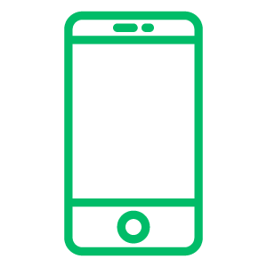 Mobile icon green